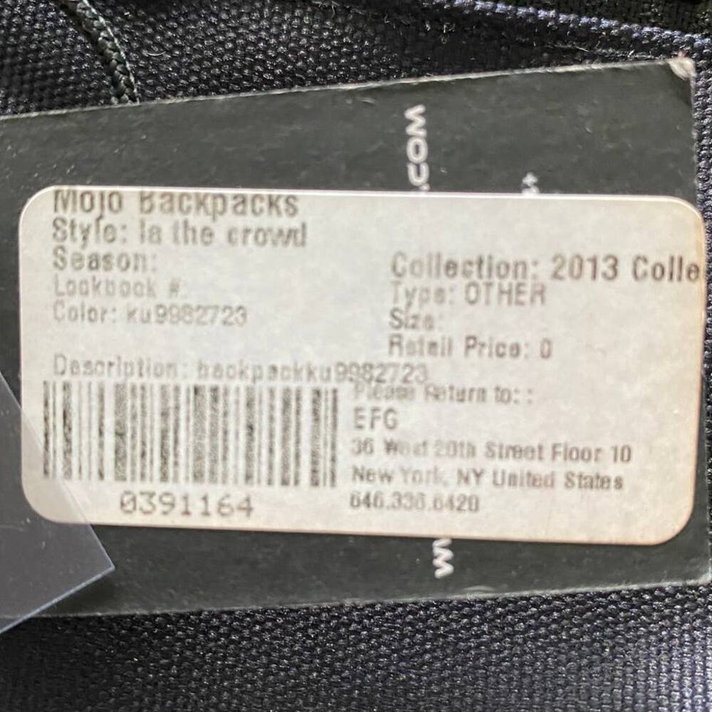 NWT RARE 2013 Edition Mojo In The Crowd Backpack - Picture 8 of 10